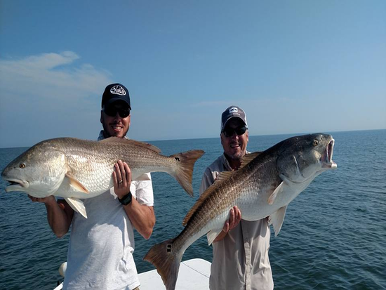 Winter red drum fishing is one of North Carolina