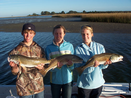 Winter redfishing