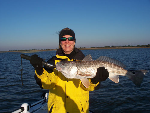 Winter redfishing