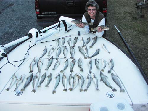 speckled trout and reds